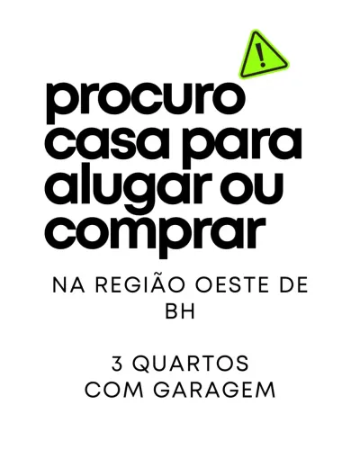 venda/aluguel casa em BH