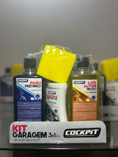 KIT LIMPEZA AUTOMOTIVA 3 EM 1 -> LACRADO