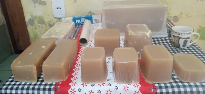 vende sabão de alcol artesanal 