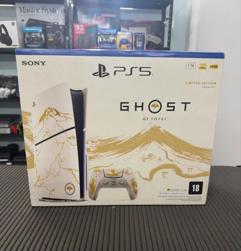 Ps5 slim edição Ghost of Yotei semi novo