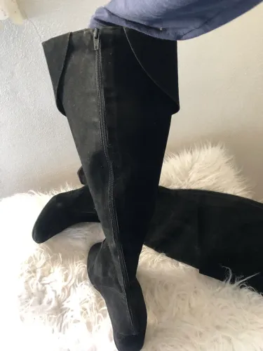 BOTA FEMININA CANO LONGO CAMURÇA ORIGINAL 