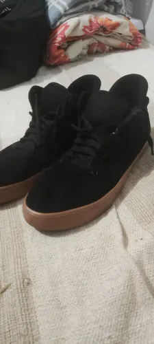 Tênis estilo Vans Chukka Boot Chukka Boot cano médio, tamanho 42 cabedal em camurça