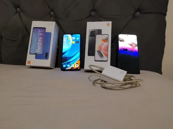 Combo Xiaomi Redmi 9T + Xiaomi Redmi Note 12 (+ Carregador Note 12) Usado - Defeito