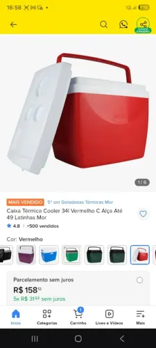 Vendo kit praia!! 2 cadeiras, 1 guarda sol e um cooler!