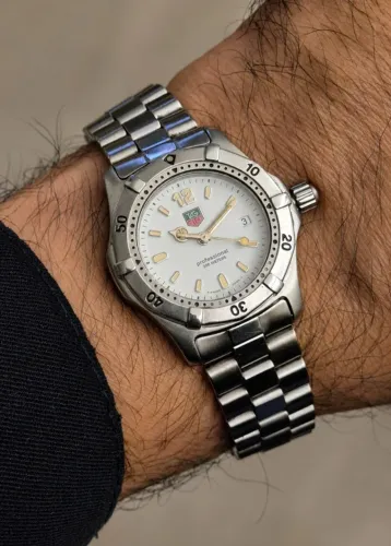 Relógio TAG Heuer Professional 200m WK1311 30mm Original Suíço Vintage Anos 90
