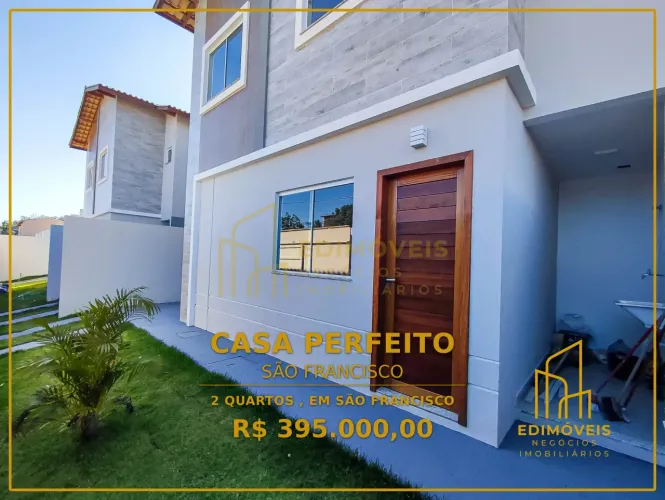 Incrível Casa Duplex em São Francisco 2 Suítes e Área Verde para Relaxar!