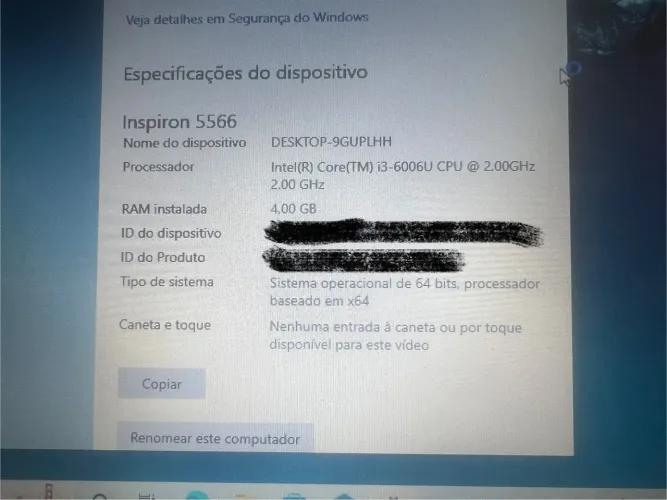 Vendo notebook