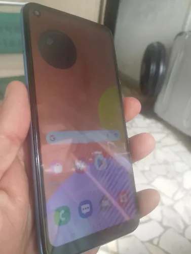 Celular Samsung Galaxy A11 com impressão digital tela grande de 6.2 polegadas 
