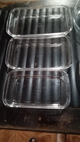 Travessa de vidro novas