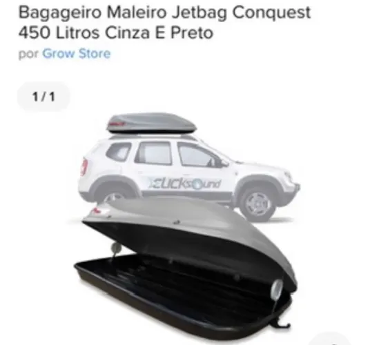 Bagageiro Jet Bag grande veículo