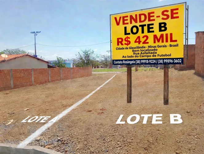 Vende-se lote em Glaucilancia Minas Gerais Brasil 
