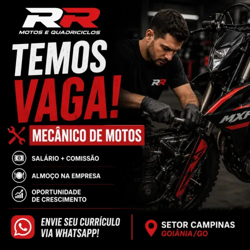 Vaga emprego mecânico de motos
