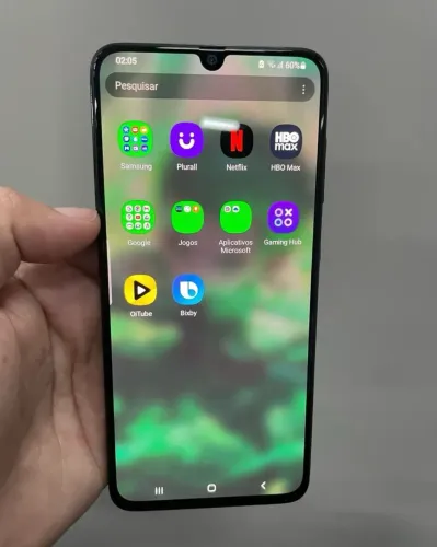 Samsung A70 128gb com NFC passo cartão e divido