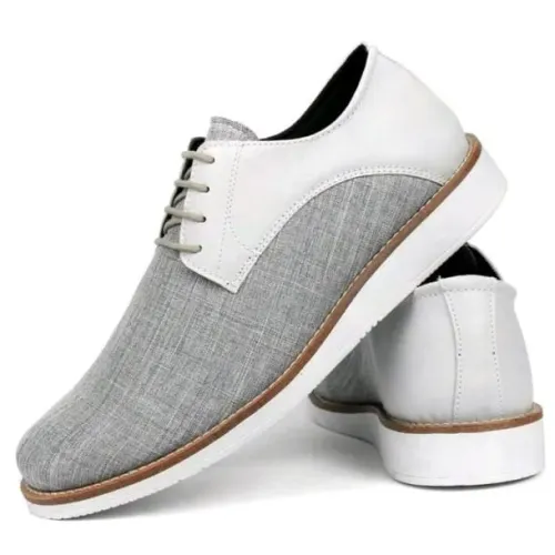 Sapato Oxford Casual de Amarrar Shein