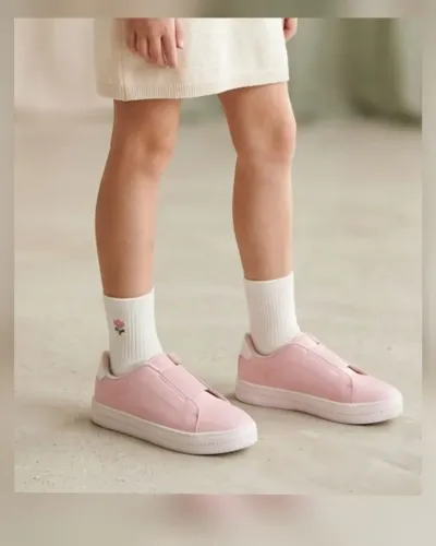 Tênis infantil menina Molekinha rosa 