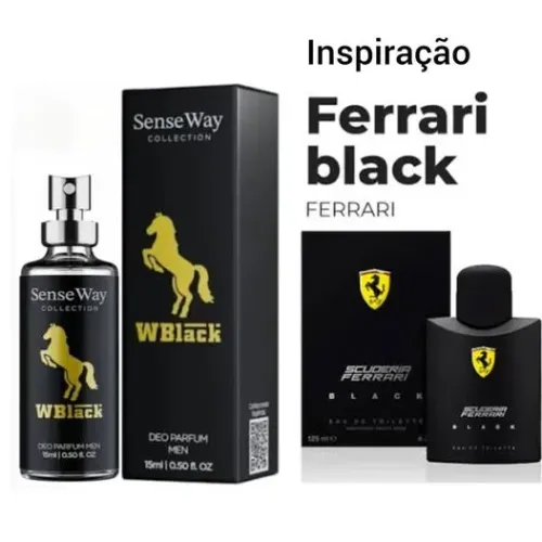 Perfume Sense Way Masculino Wblack Car 15ml