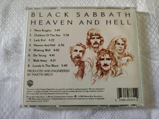Black Sabbath - Heaven and Hell Americano primeira prensagem USA