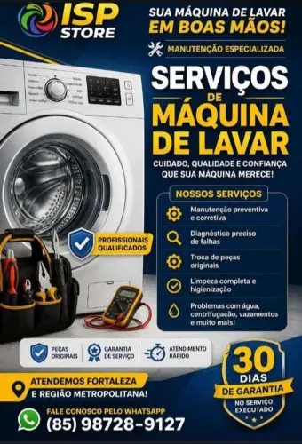 Serviços MÁQUINAS DE LAVAR ROUPAS - TODOS OS MODELOS 