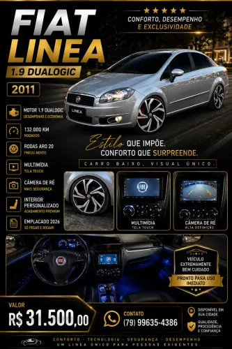 Fiat Linea 1.9/ HLX 1.9/1.8 Flex Dualogic 4P 2010