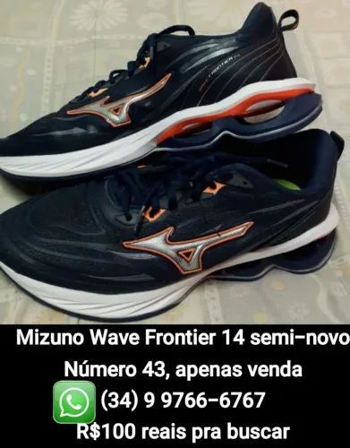 tênis Mizuno Wave Frontier 14 número 43 semi-novo