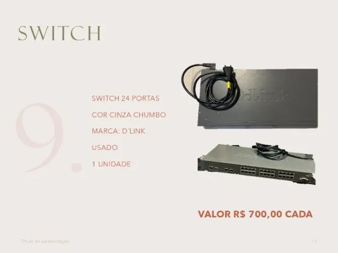 SWITCH D-LINK 24 PORTAS