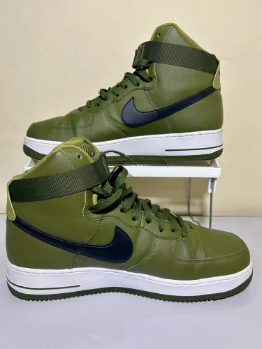 Tênis Nike Air Force 1 High Olive Hoops Pack