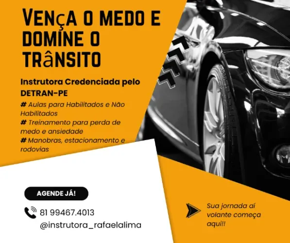 Aulas de direção para habilitados e não habilitados