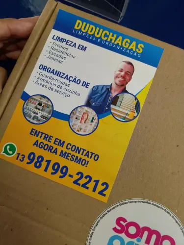 Faço limpeza em residência e em prédios 