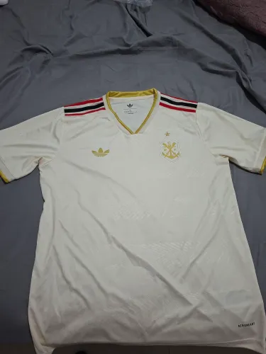Camisa Flamengo III temporada 2025/2026 Manto das Origens Off white