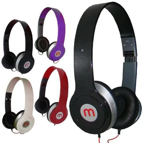 Fone de Ouvido Headphone Stereo Dobrável Com Fio P2