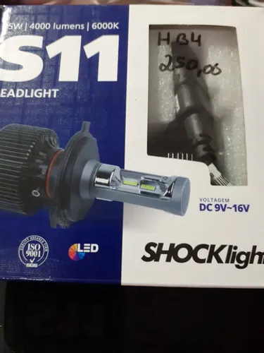 Lâmpada shocklight S11 Hb4 nova instalado no seu carro