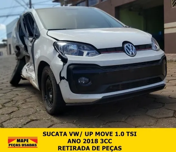 Sucata Vw/ Up Move 1.0 Tsi Ano 2018 3cc Retirada De Peças