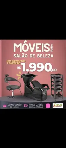 KIT SALÃO DE BELEZA NOVO COMPLETO ENTREGAMOS