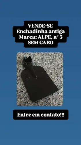 Enxadinha antiga ALPE n° 3 sem cabo