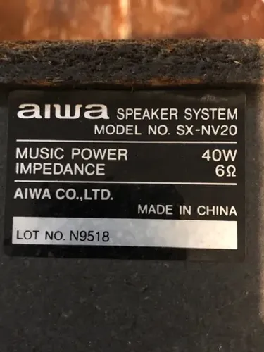 Caixa de som AIwa