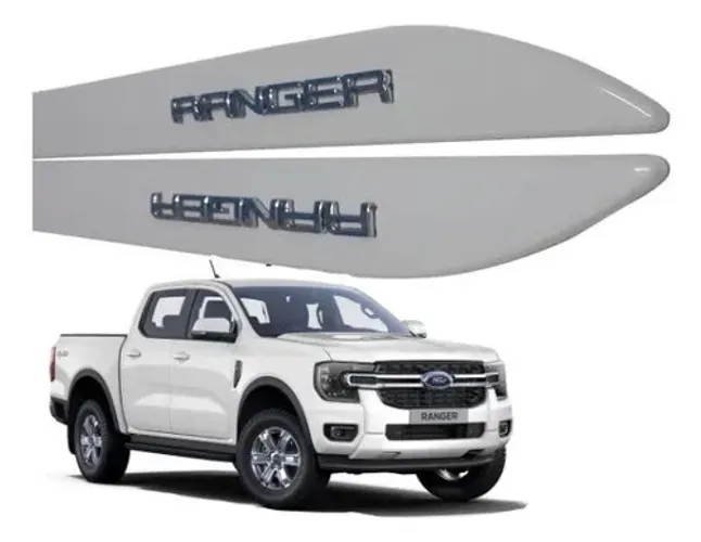 Jogo Friso Lateral Ford Ranger 2024 2025