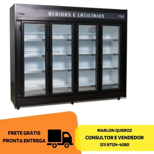 Freezer Auto Serviço 4 Portas110/220v