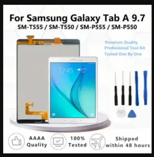 Display Lcd para Tablet Samsung Tab A Sm-p555m 9.7 Com S-pen