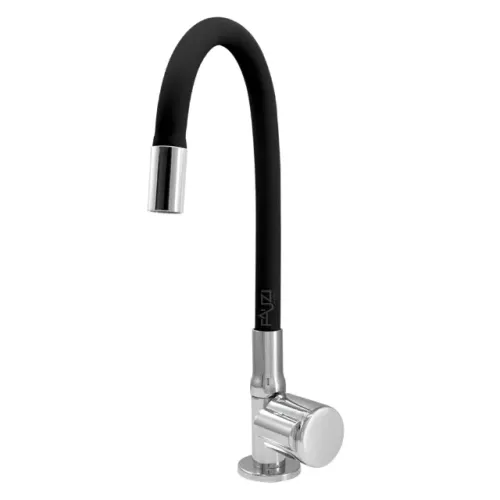 Torneira Cozinha Mesa Bica Gourmet Black