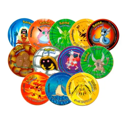 Coleção Pokémon Redondo Elma Chips Original