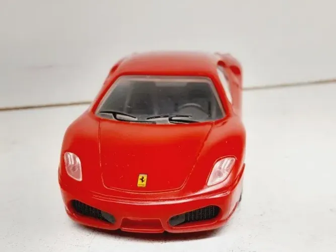 Miniatura Coleção Shell V-power Ferrari F430 1/38