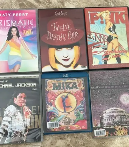 Dvds/ Bluray shows diversos