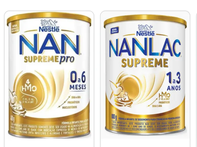 Latas vazias de leite