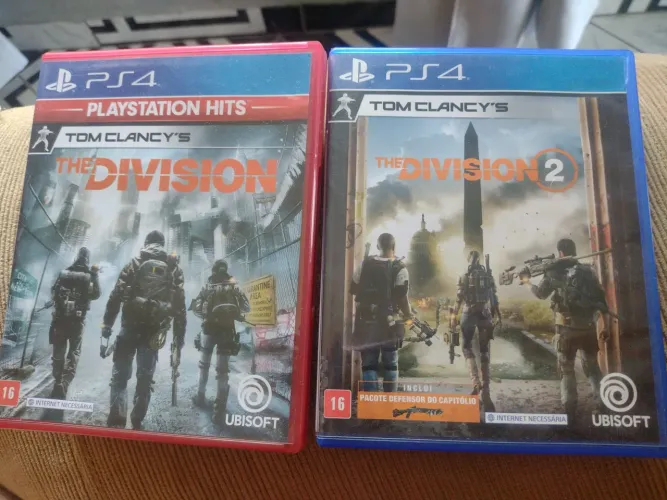 The Division e The Division 2 para PS4 Não faço Olx Pay