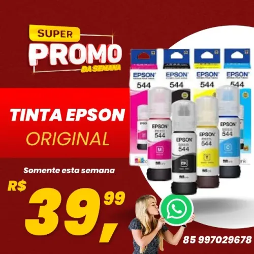 Tinta Epson Original , lacrada e selada , grande oportunidade , 