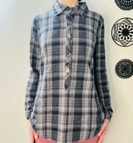 Camisa xadrez feminina