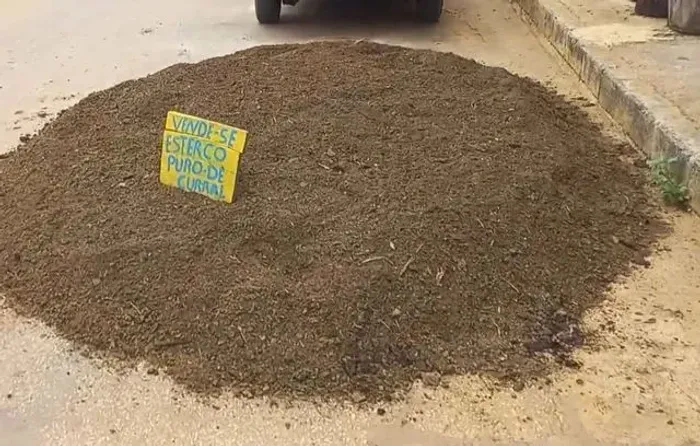 Caminhão de esterco gado  13 metros cubicos ? Esterco de Gado - Adubo Orgânico Natural 