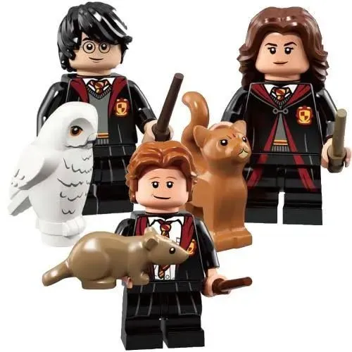 Conjunto  personagens  Harry Potter miniatura miniFigure blocos de montar Harry Ron hermio