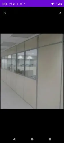 Divisórias nova e uzada forro de PVC e de gesso e divisória de dray wall 