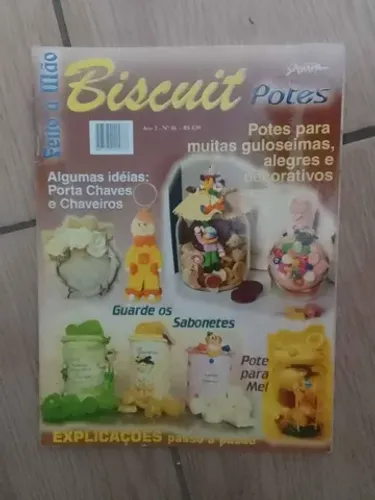Revista Feito a Mão Biscuit Potes 